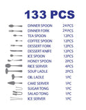 ARSHIA TM145S 133PCS Cutlery Set TM145S-2094